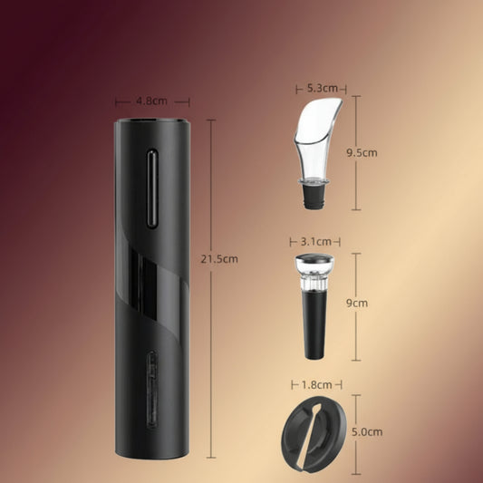 Conjunto de Saca-Rolhas Elétrico 4 Peças