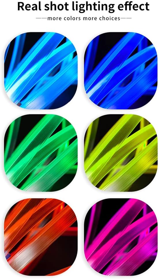 Tira LED RGB para Carro – 7 Cores, 3m, USB