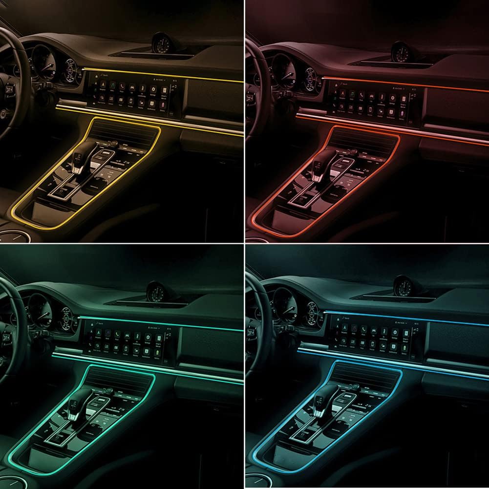 Tira LED RGB para Carro – 7 Cores, 3m, USB