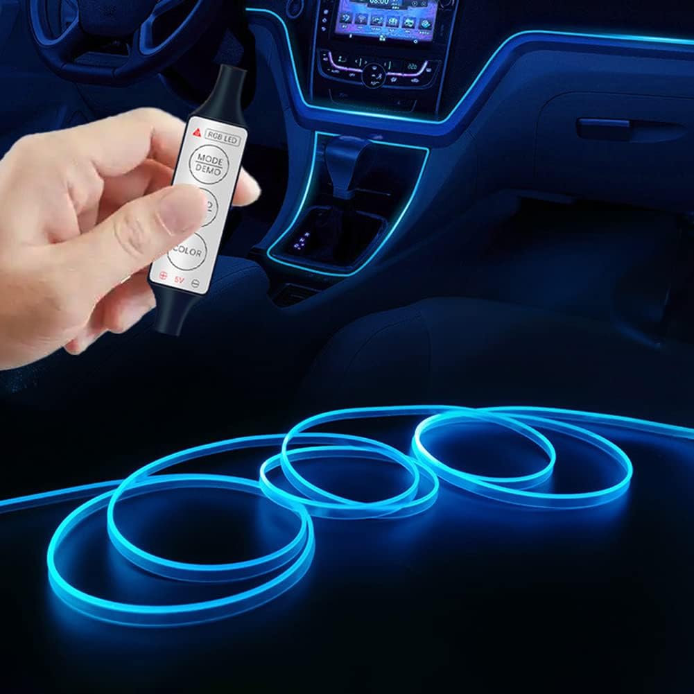 Tira LED RGB para Carro – 7 Cores, 3m, USB
