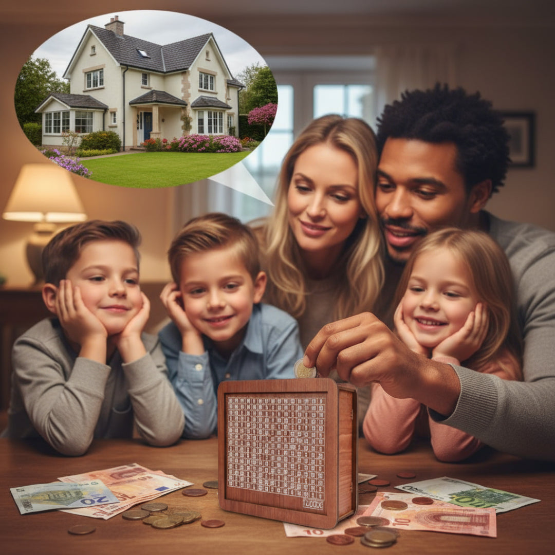 Mealheiro de Madeira com Contador