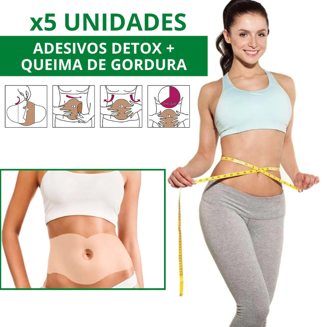 Adesivos Detox e Queima de Gordura