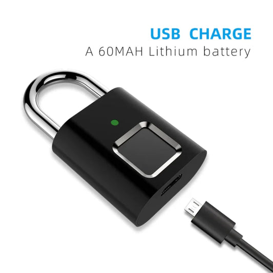 Cadeado Biometrico Com Impressão Digital