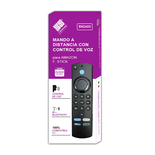 Comando à Distância com Controlo por Voz – Compatível com Amazon Fire TV Stick