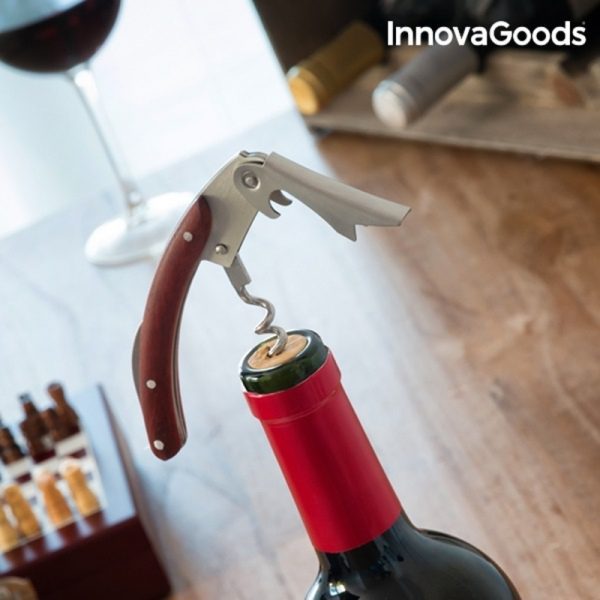 Conjunto de Acessórios para Vinho e Xadrez 37 Peças
