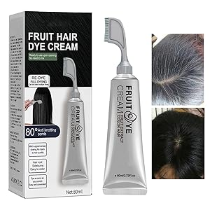 Pack 2 x Creme para o Cabelo com Pente – Cor Preto, 80 ml