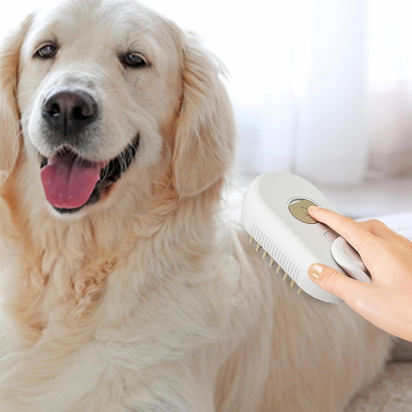 Escova a Vapor para Gatos e Cães