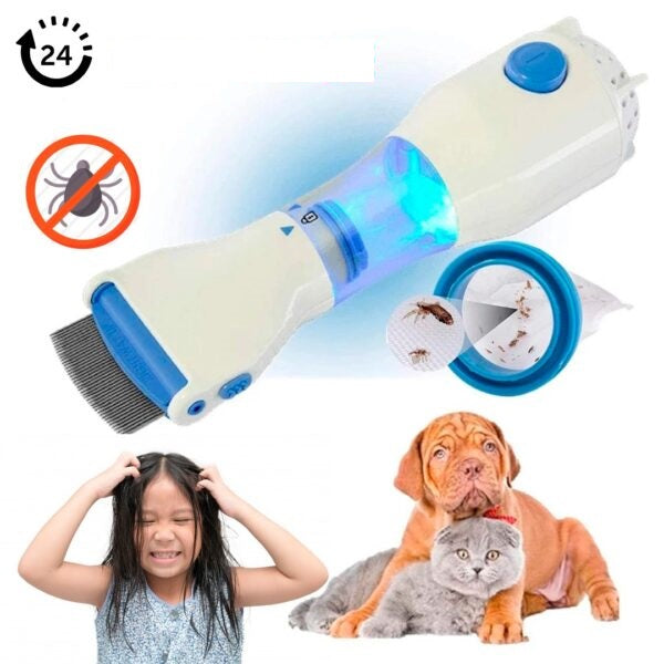 Pente Aspirador Elétrico Anti Piolhos