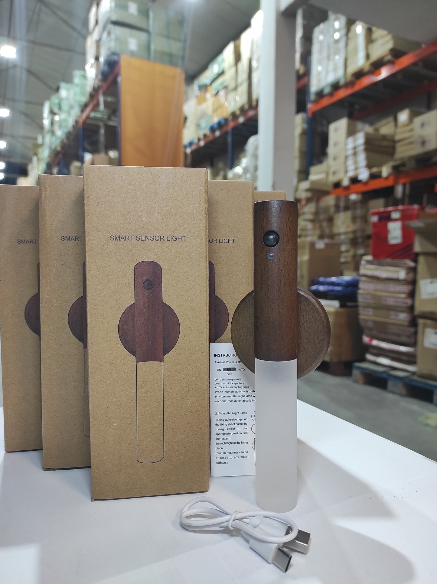 Luz LED com Sensor de Movimento – Iluminação Automática