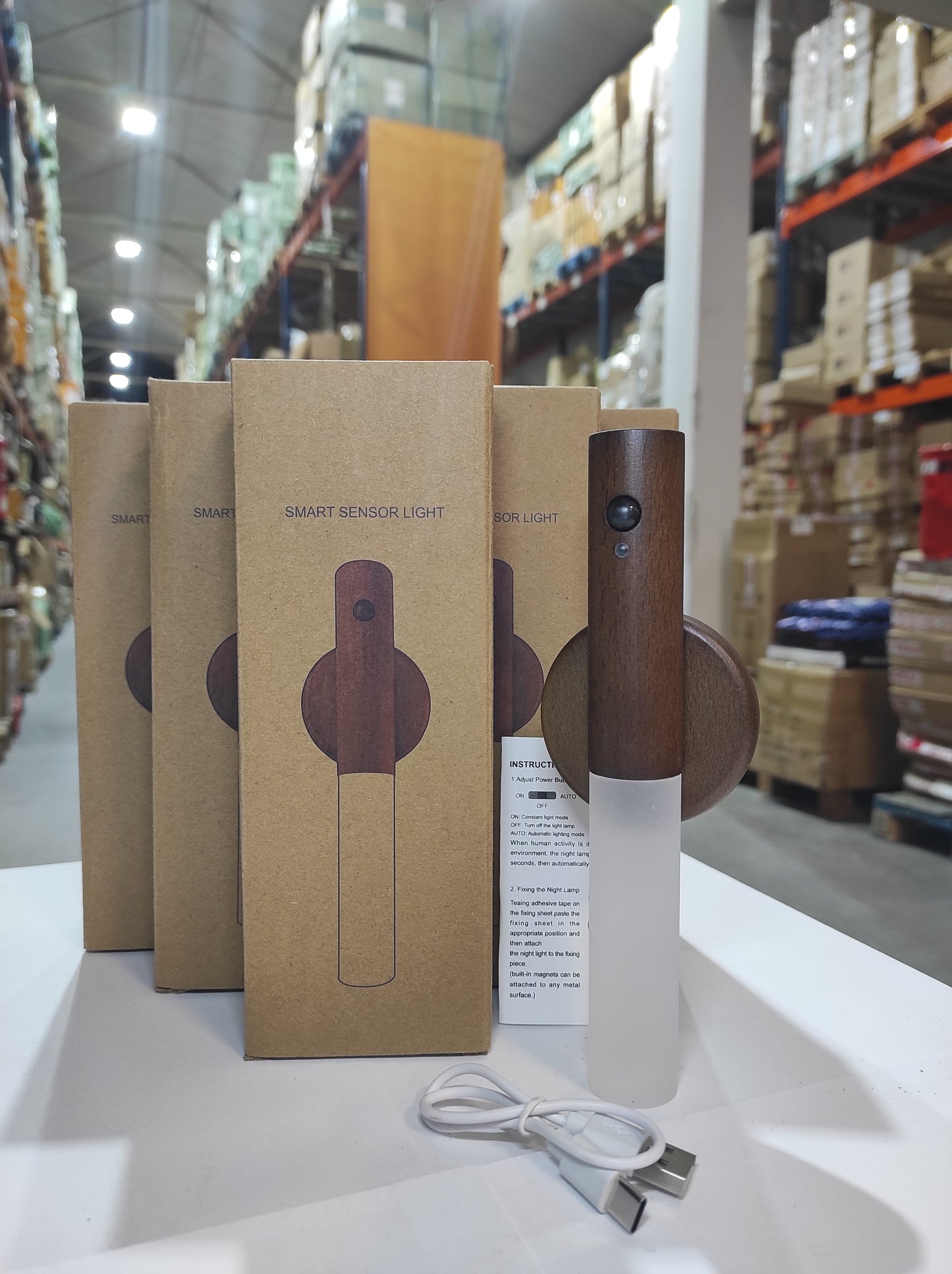 Luz LED com Sensor de Movimento – Iluminação Automática