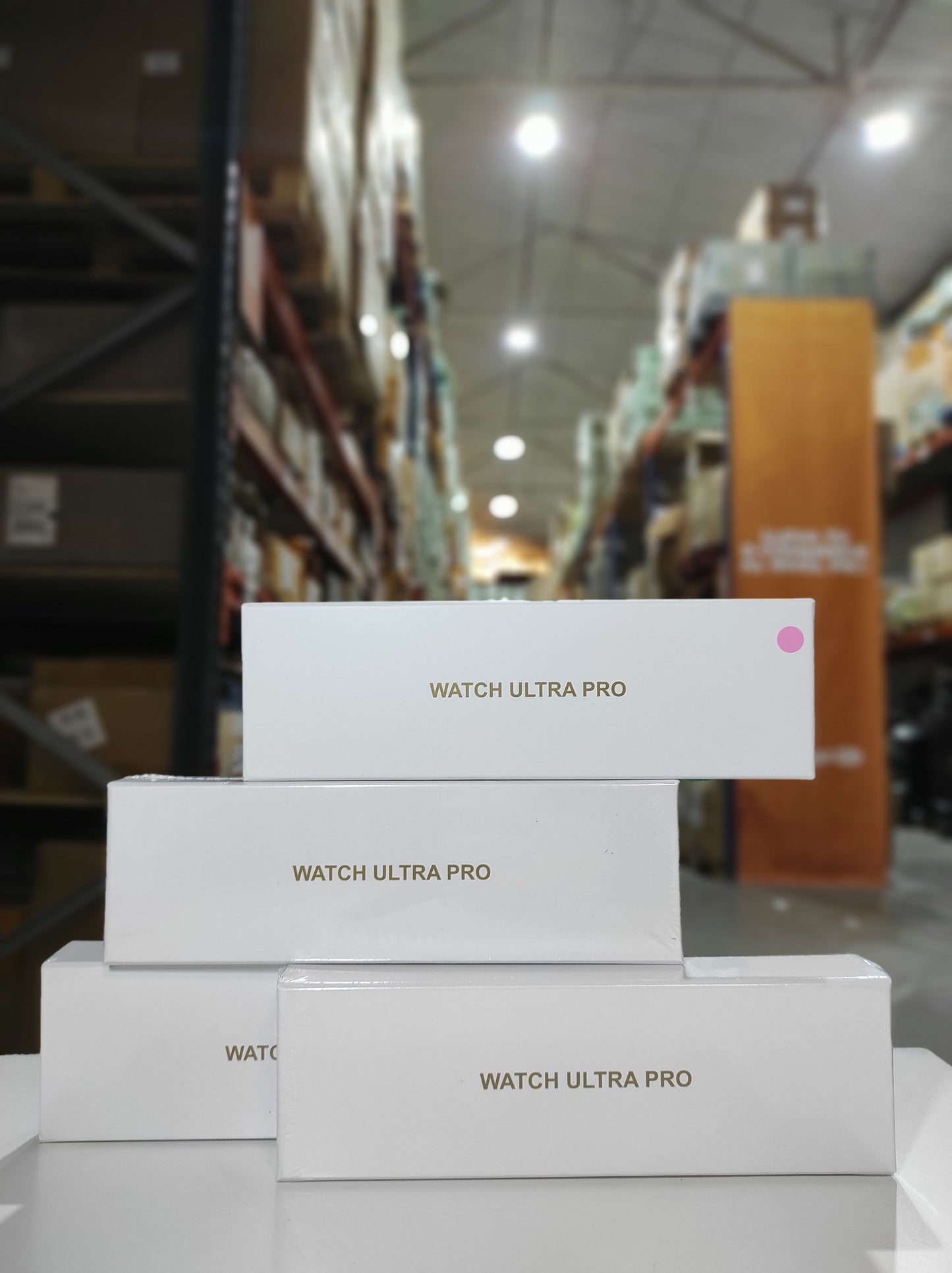 Smartwatch Ultra Pro com 2 Braceletes (Preto + Rosa)