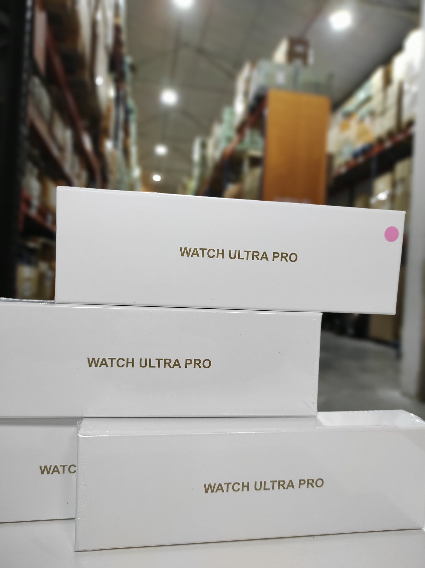 Smartwatch Ultra Pro com 2 Braceletes (Preto + Rosa)