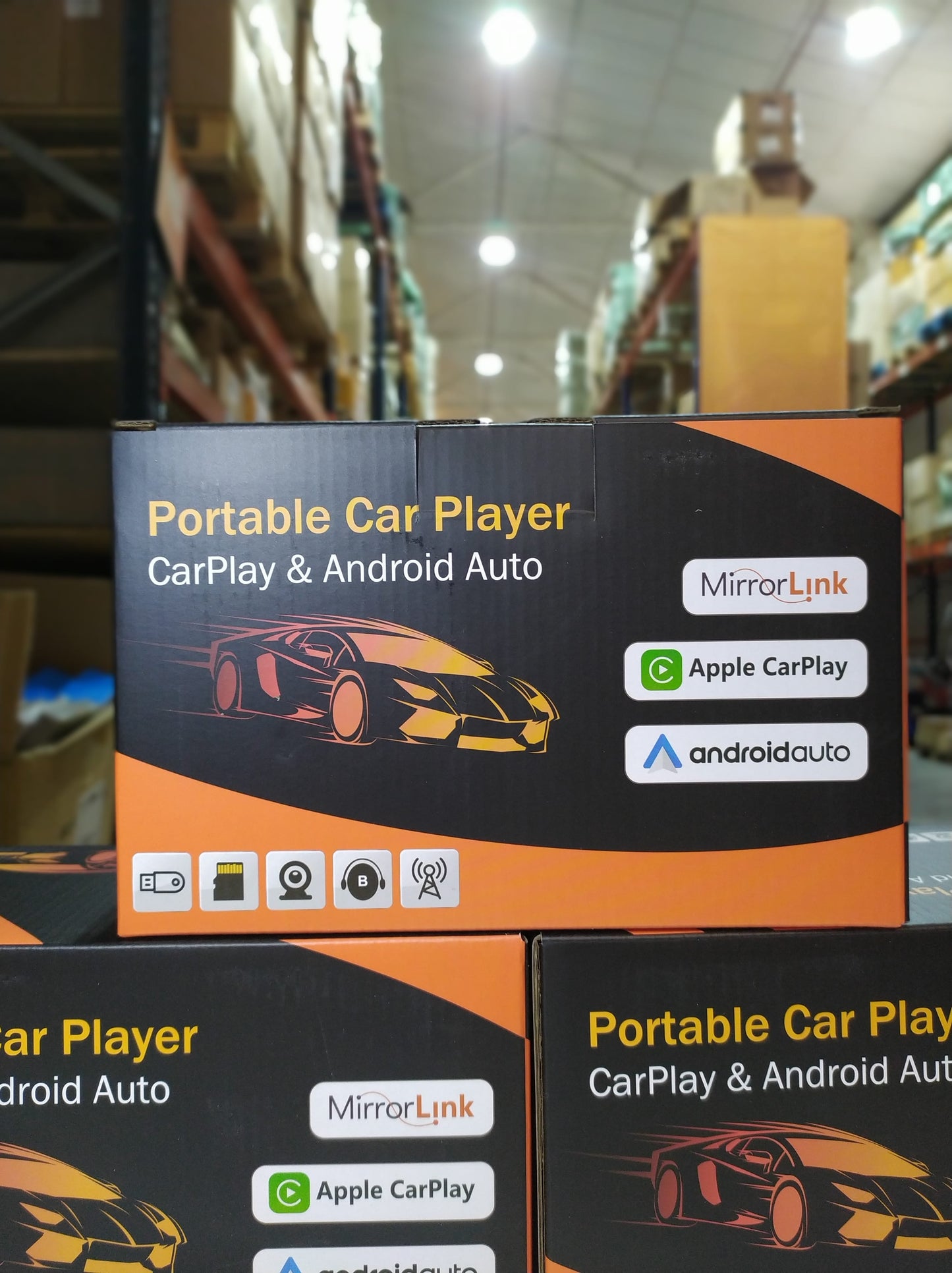 Ecrã Portátil 7” para Carro – CarPlay e Android Auto