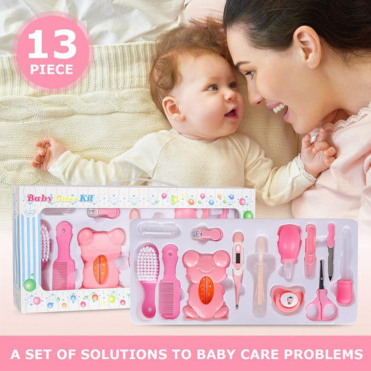 Kit de Higiene 13EM1 para Bebês Recém-Nascidos