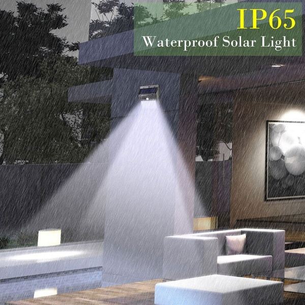 Lâmpada Solar com Sensor Movimento - 112Leds - PACK 2 UNIDADES