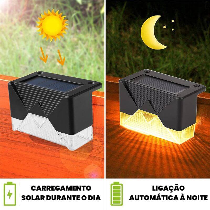 Lâmpada Solar Para Exterior - PACK6 Unidades