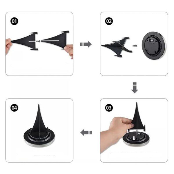 Luz Solar de Solo para Jardim – Pack de 6