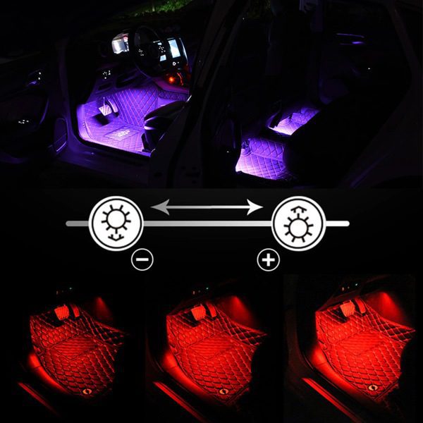 Luzes Led RGB para Carro Usb8