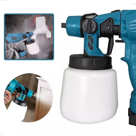 Pistola Elétrica para Pintar com 2 Baterias