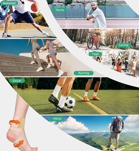 Tornozeleira Ultrafina de Alta Elasticidade - 2 Unidade