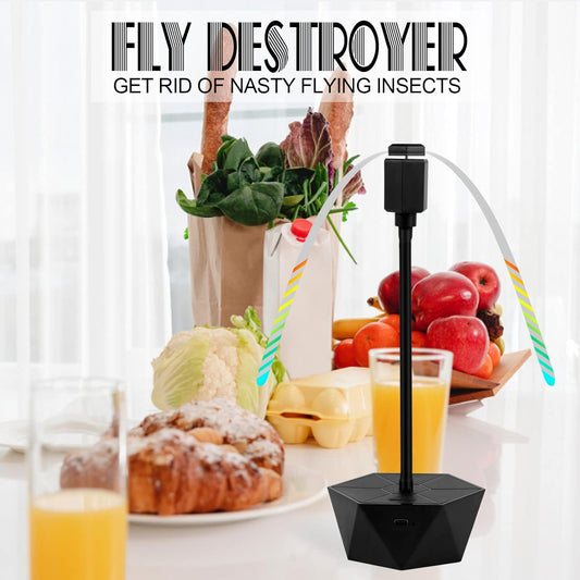 Ventilador Repelente de Moscas USB – Silencioso, Seguro e Sem Químicos
