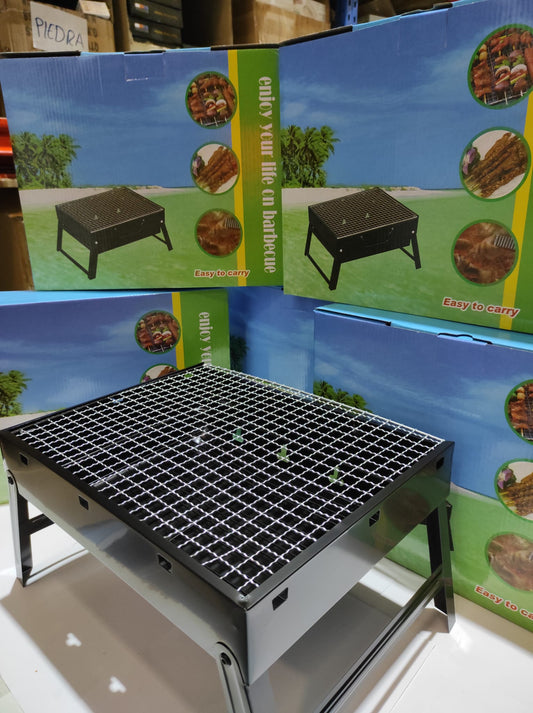 Grelhador de Carvão – Portátil e Prático