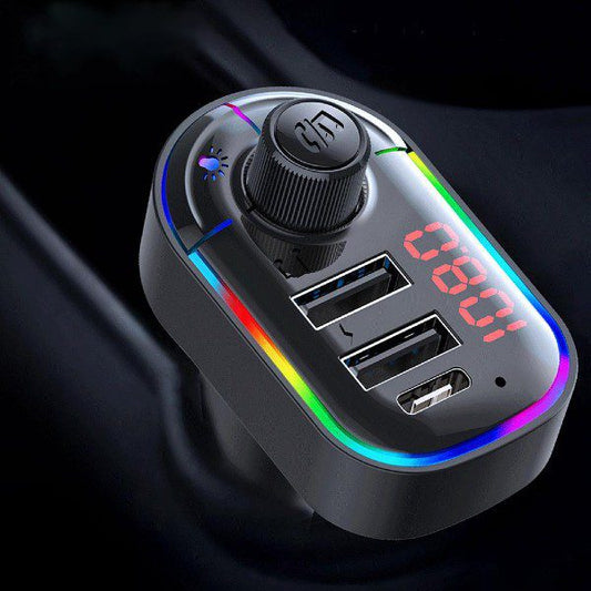 Kit para Carro Wireless C12 – Bluetooth 5.0 + 3 Portas de Carregamento