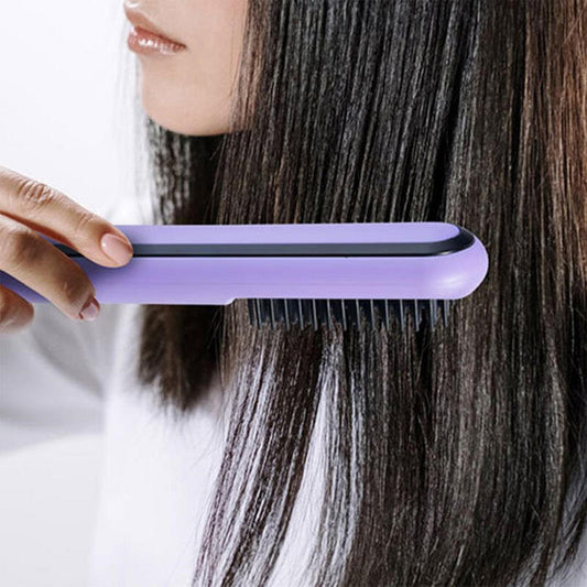 Escova Alisadora de Cabelo Sem Fios