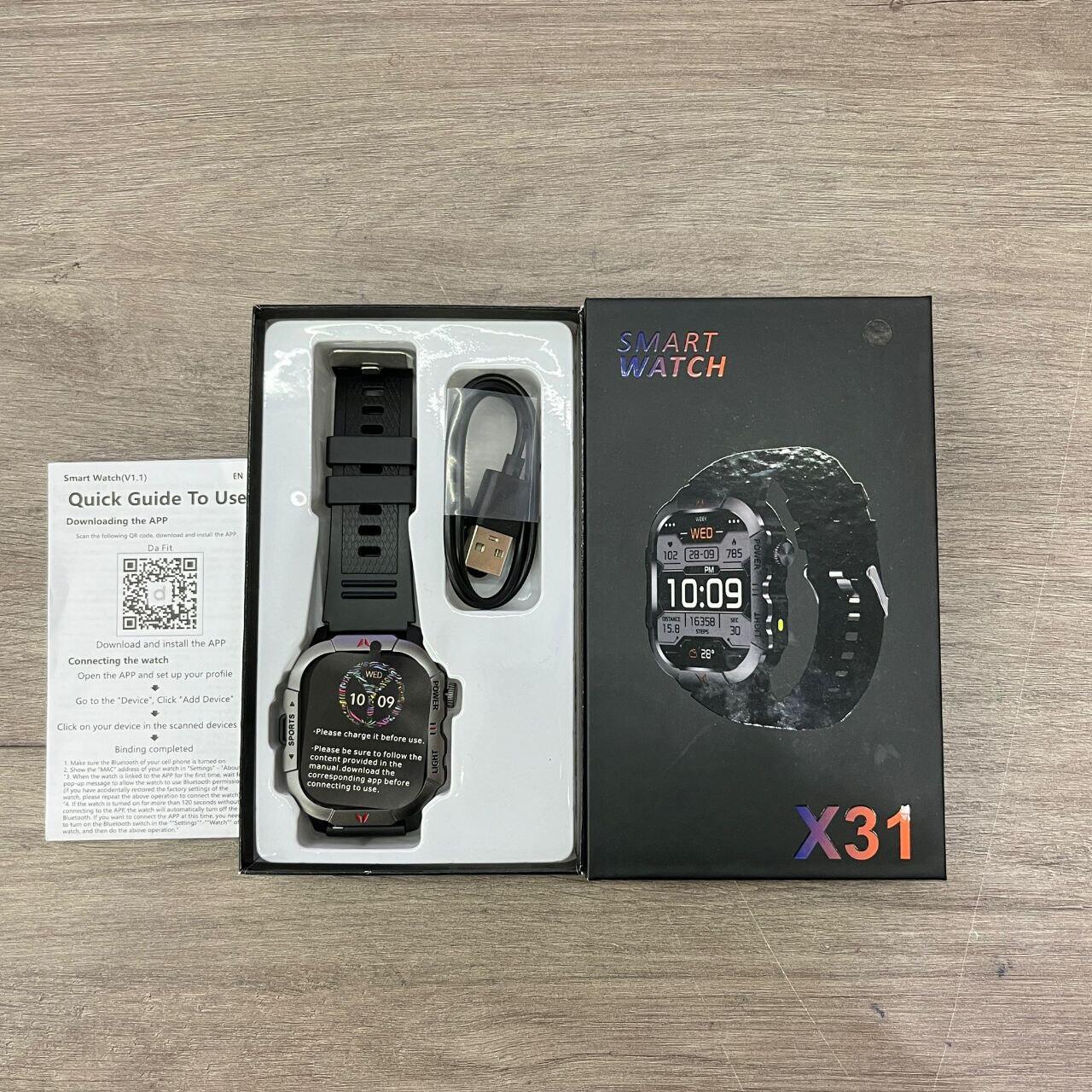 Smartwatch X30 – Conectividade e Saúde no Seu Pulso