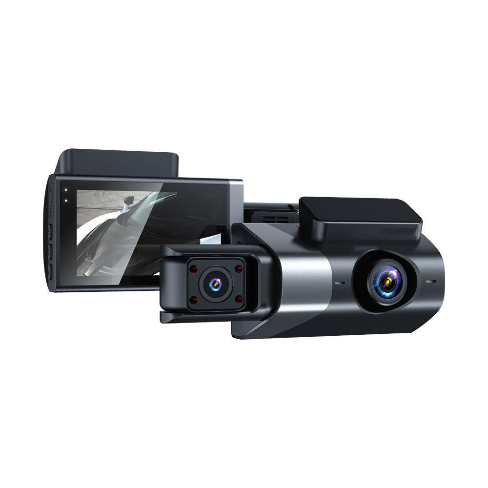 Câmara Dual Blackbox DVR 1296p com Ecrã LCD 3" LTPS