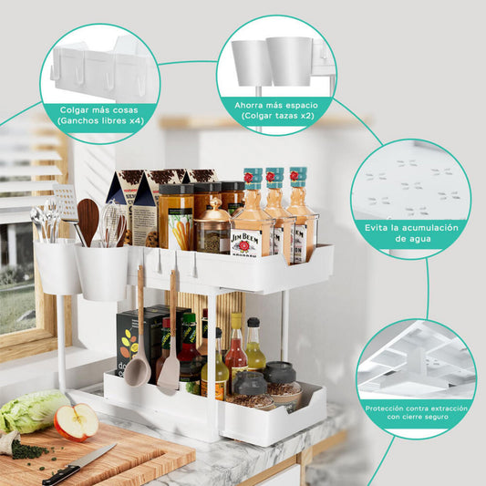 Organizador Deslizante de Cozinha