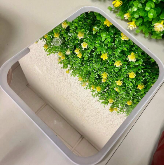 Bolsa de Maquilhagem Portátil com Espelho e Luz LED