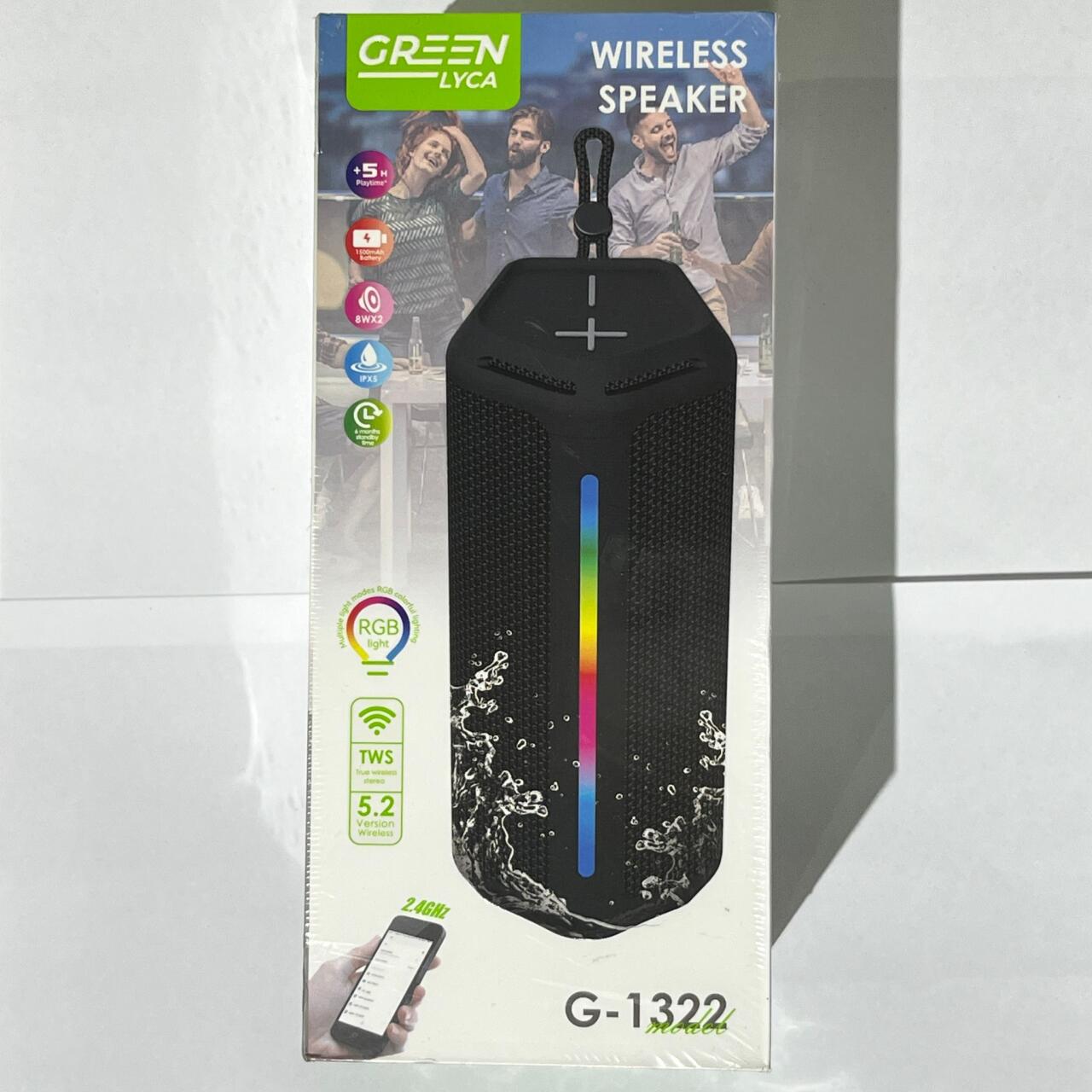 Coluna Sem Fios Portátil 2×8 W | Rádio FM & USB-C