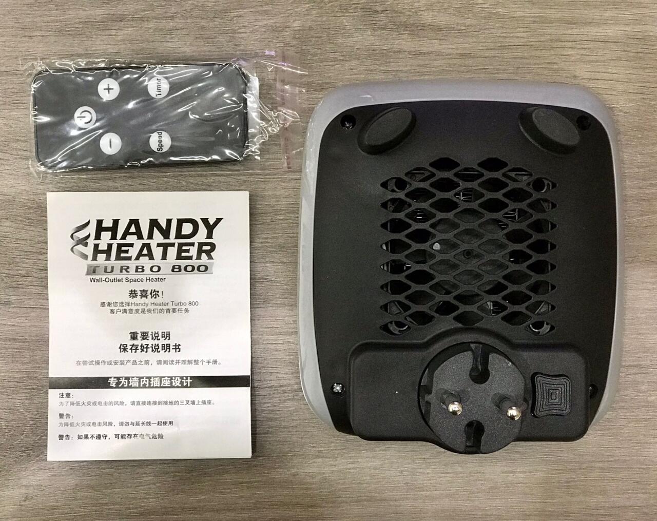 Aquecedor Portátil 800W – Calor Instantâneo e Compacto