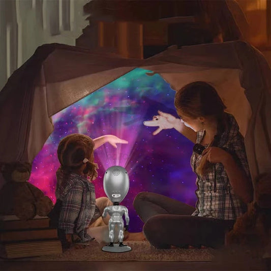 Projetor de Luz e Estrelas Alien com Voz