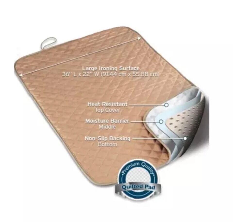 Tapete de Engomar Portátil – Prático, Compacto e Resistente ao Calor