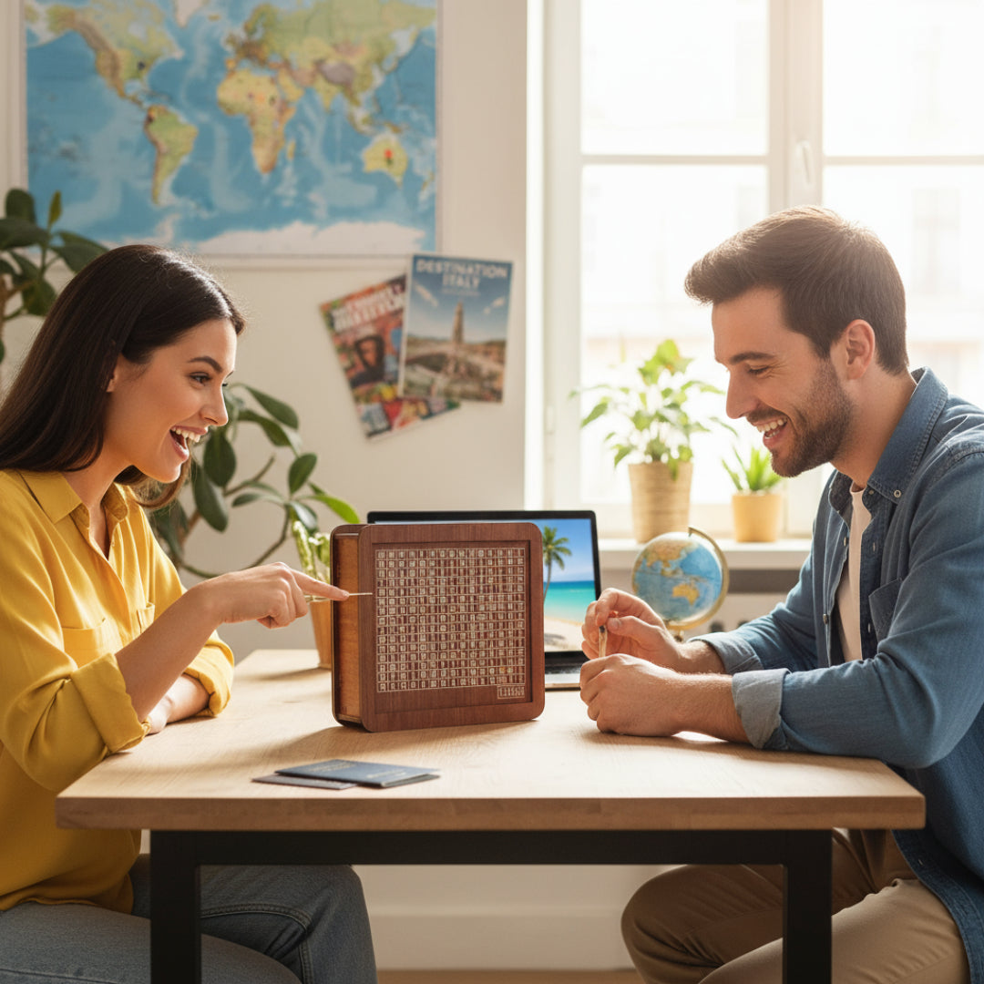 Mealheiro de Madeira com Contador