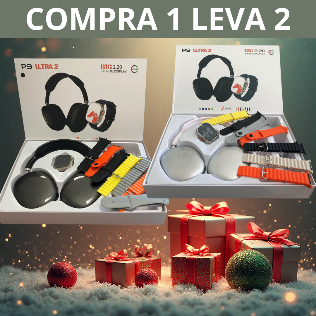 Smartwatch Ultra 2 com Auscultador P9 - COMPRA 1 LEVA 2