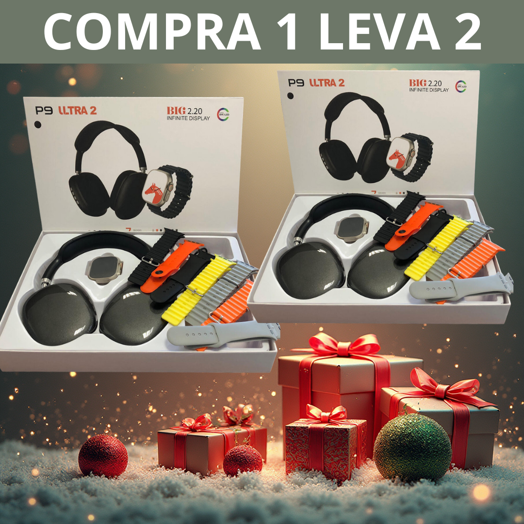 Smartwatch Ultra 2 com Auscultador P9 - COMPRA 1 LEVA 2
