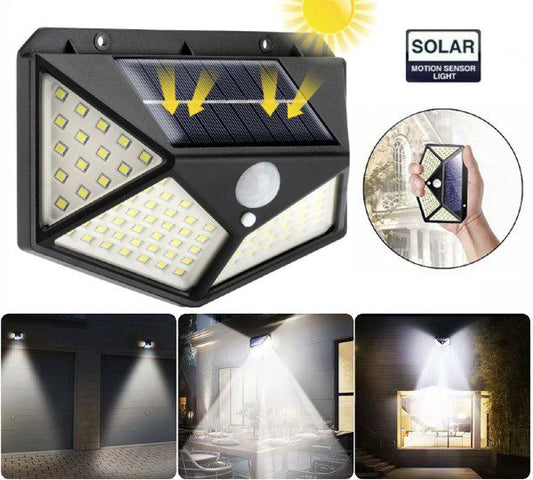 Lâmpada LED Solar de Parede com Sensor - PACK 2 UNIDADES