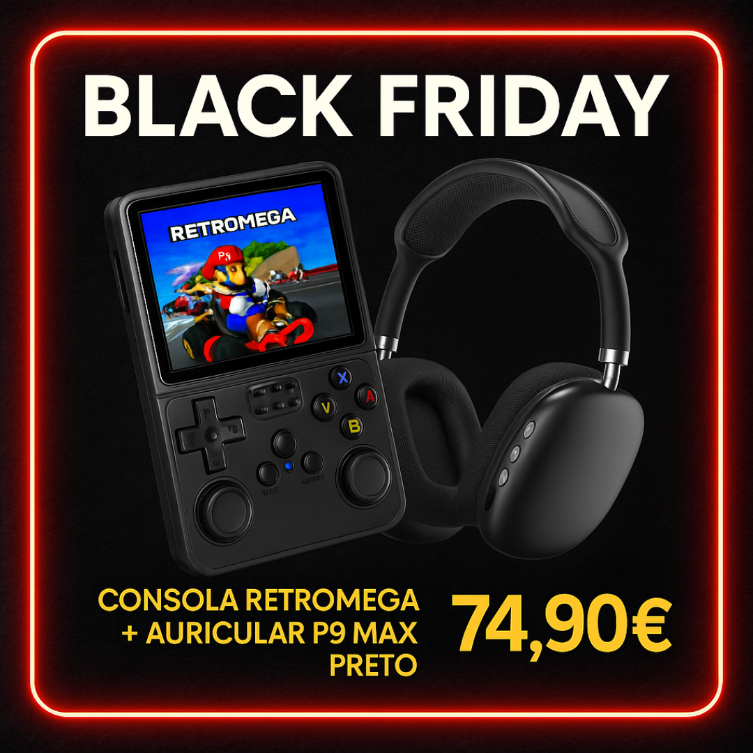 PACKS BLACK FRIDAY – Consola RETROMEGA + Gadget à Escolha (2 artigos por 74,90€)