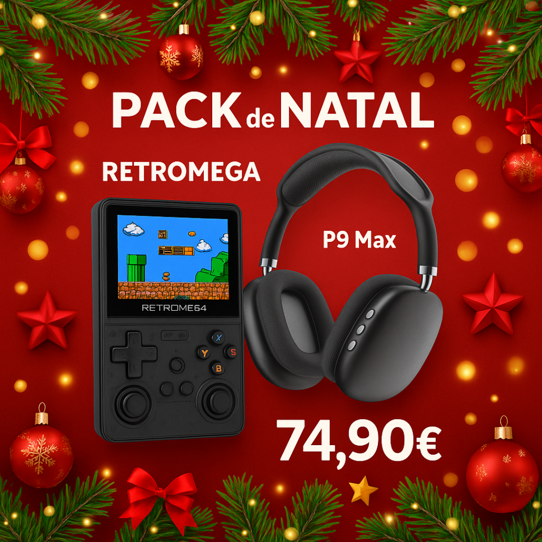 PACKS BLACK FRIDAY – Consola RETROMEGA + Gadget à Escolha (2 artigos por 74,90€)