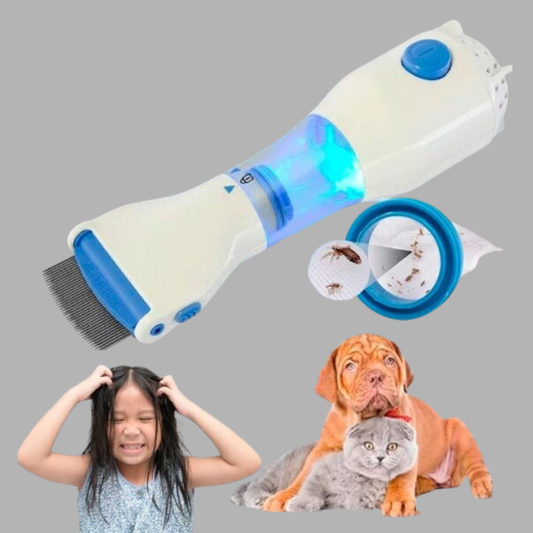 Pente Aspirador Elétrico Anti Piolhos