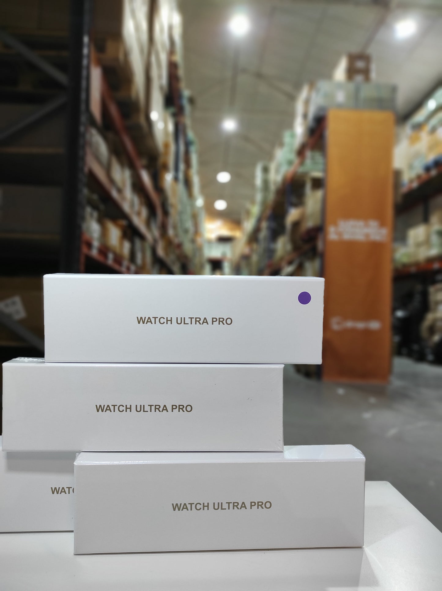 Smartwatch Ultra Pro com 2 Braceletes (Preto + Lilás)