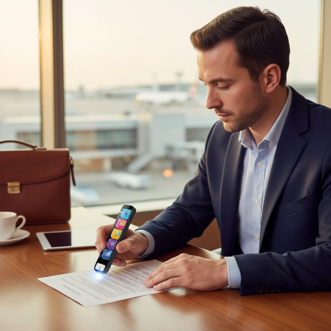 Lápis Tradutor com IA — Escaneia, Traduz e Aprende em Instantes