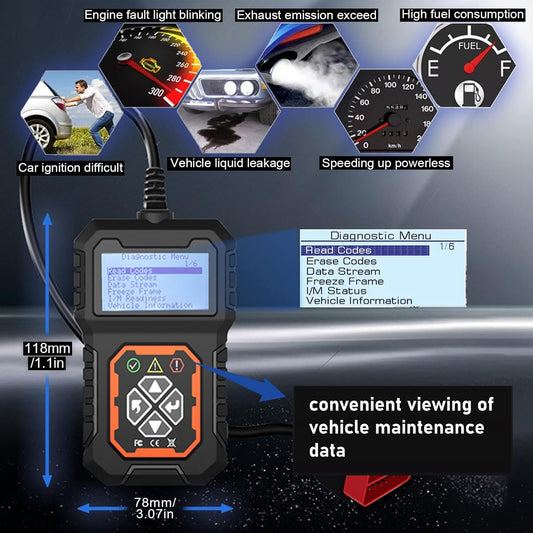 Máquina de Diagnóstico OBD2 Profissional