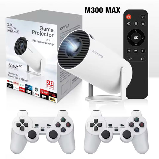 Projetor Video 2EM1 com Consola de Jogos
