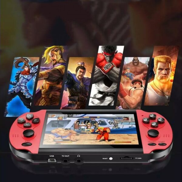 Consola X7 Plus Portátil 8GB com 500 Jogos Clássicos