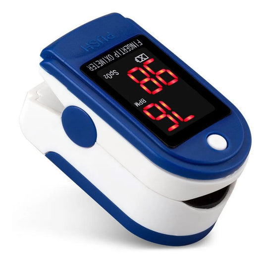 Oxímetro de Dedo Portátil - Medidor de Pulsação e Saturação de Oxigénio