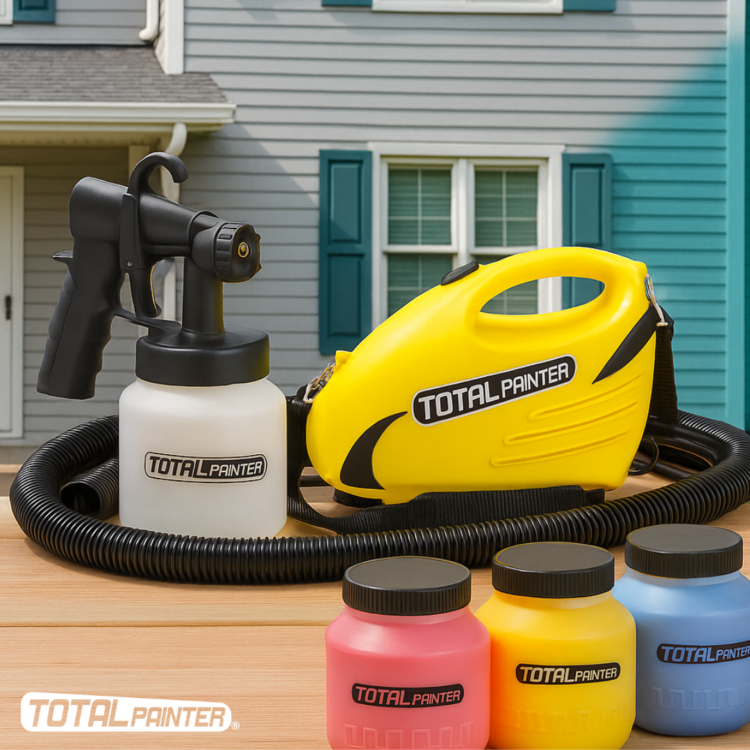 Pistola Elétrica de Pintura TOTAL PAINTER® – Acabamento Profissional em Casa
